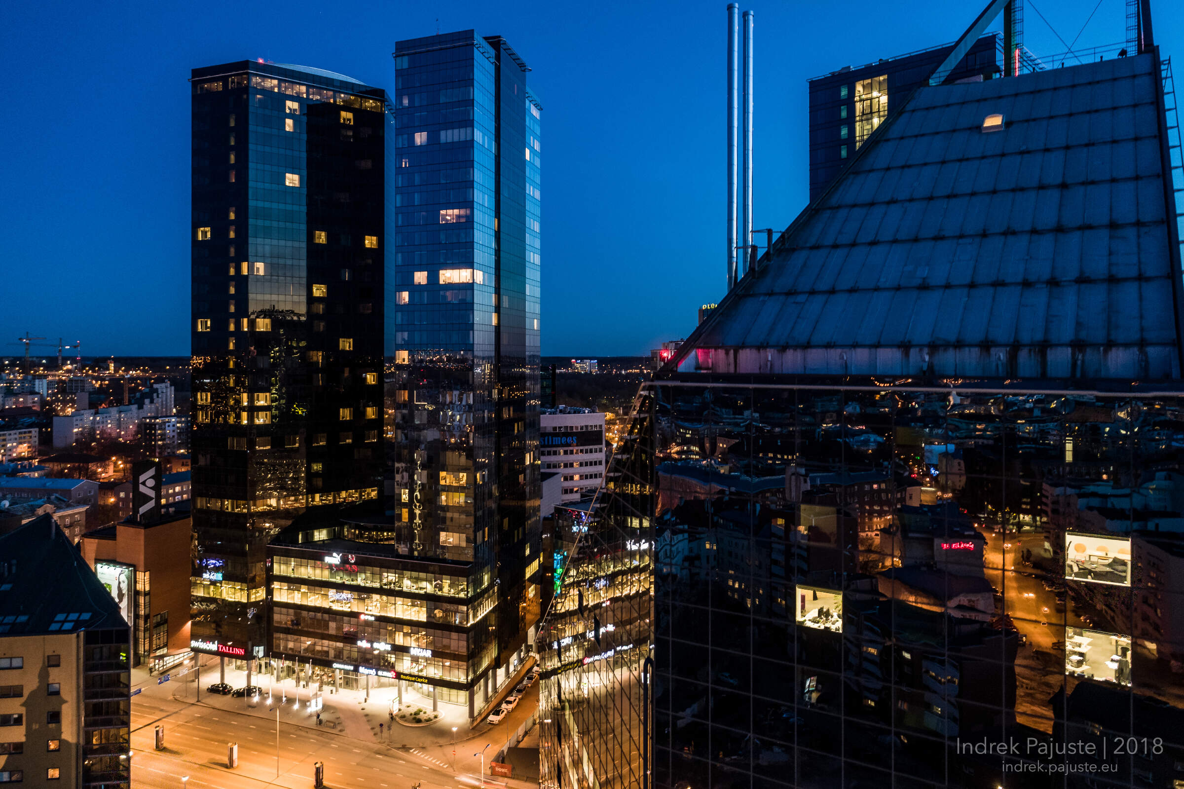 Tallinna pilvelõhkujad õhust