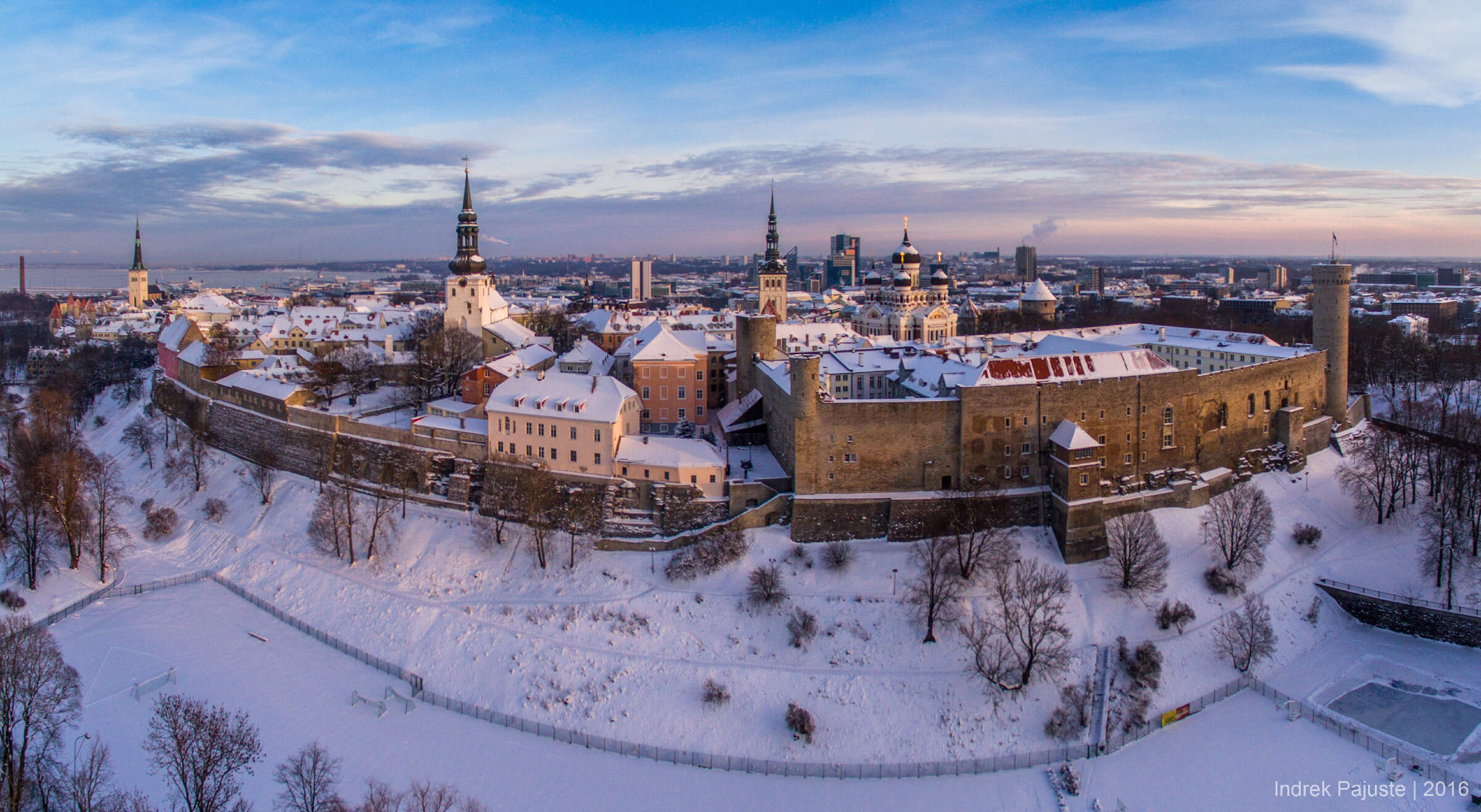 Panoraam talvisest Toompeast