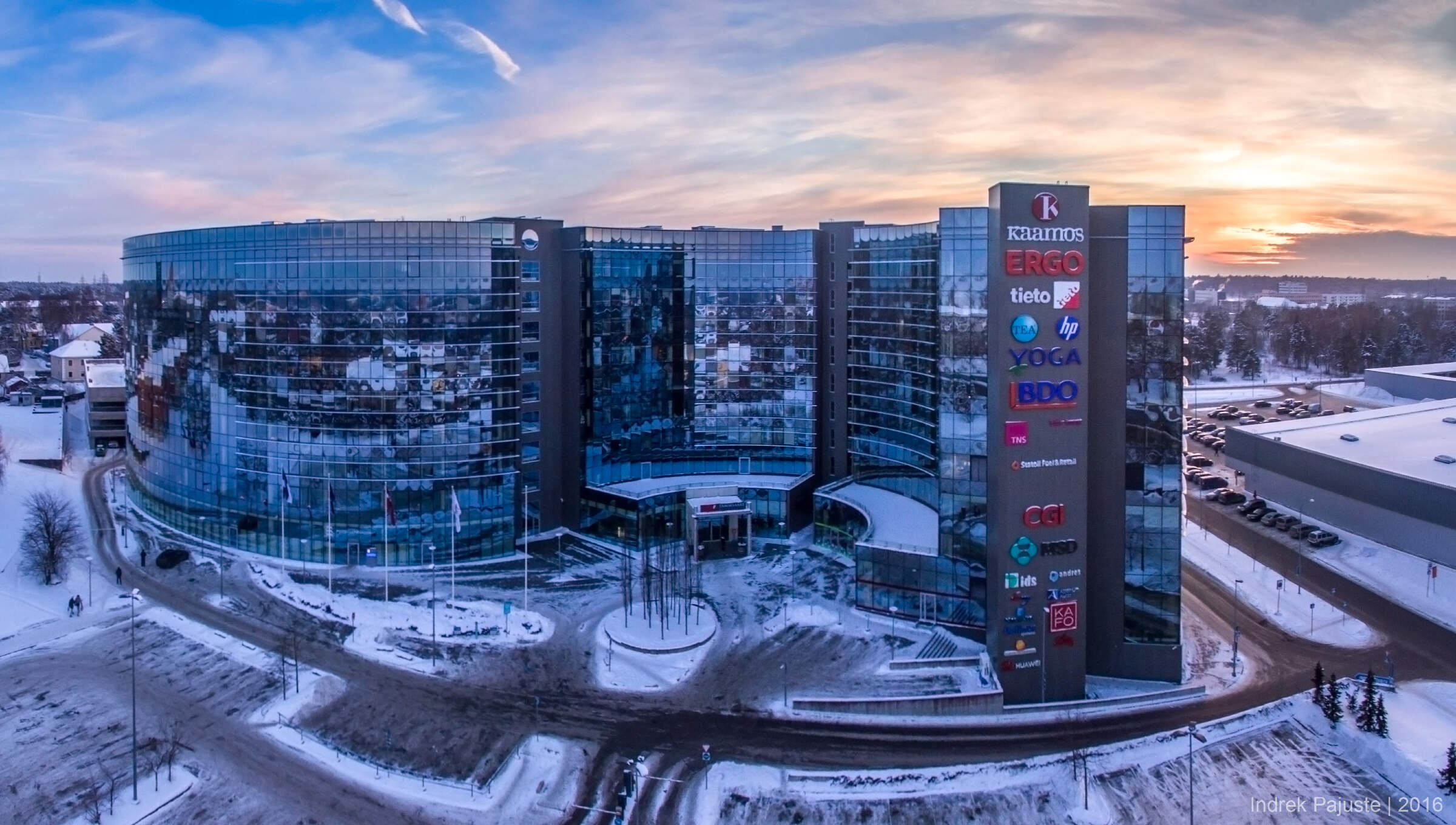 Panoraam talvisest Tammsaare ärimajast