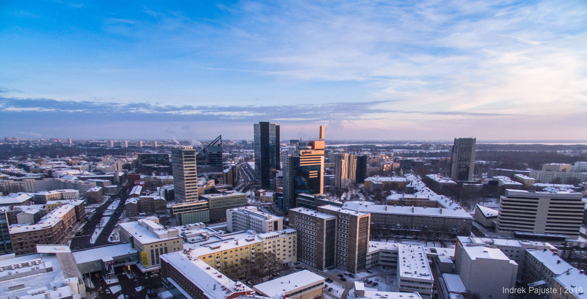 Vaade talvisele Tallinnale