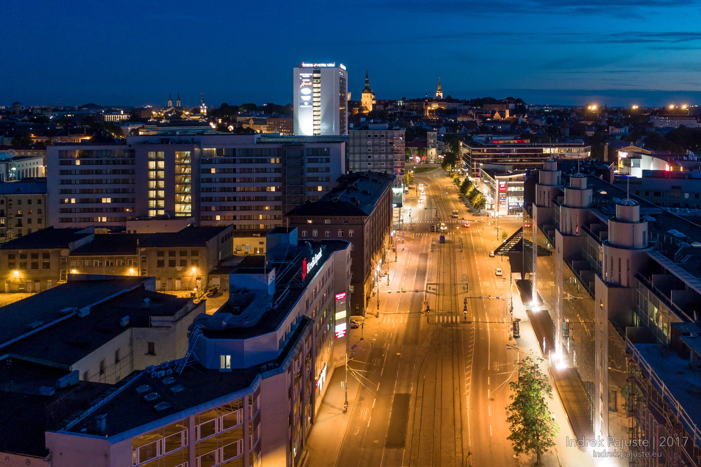 Narva maantee vaatega vanalinnale